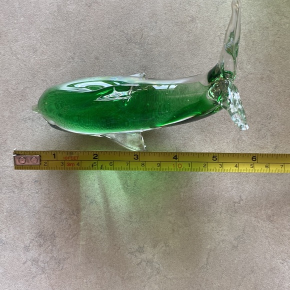 Dolphin Art Glass Pre Owned Exc Shape - Picture 10 of 10